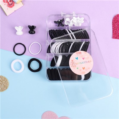 Набор для волос «Непоседа», зайка, 69 шт., МИКС