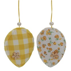 GAEM Изделие декоративное подвесное "Яйцо", L6 W1 H8 см, 2в.