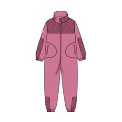 Комбинезон флисовый для девочки