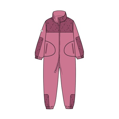 Комбинезон флисовый для девочки