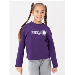 Лонгслив детский "Хэппи" фиолет