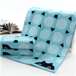 Towels, Korean four-layer gauze large square towels, various patterns, optional hand towels, kitchen towels, factory price, wholesale