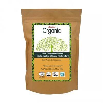Порошок для ухода за волосами (100 г), Hair Treatment Powder, произв. Radico Organic