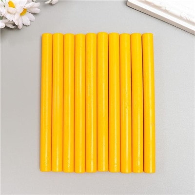 Сургуч для печати стержень «Ярко-жёлтый подсолнух», 13.2×1.1 см