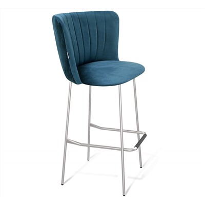 Стул барный SHT-ST36-1/S29
                        тихий океан / хром лак