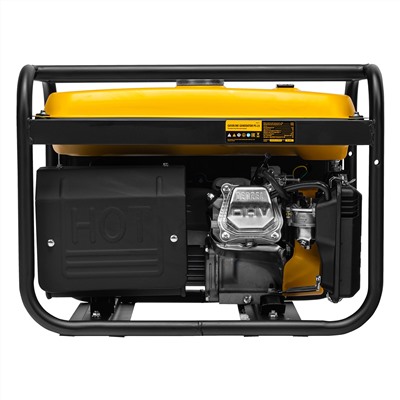 Генератор бензиновый PS 25, 2.5 кВт, 230 В, 15 л, ручной стартер Denzel