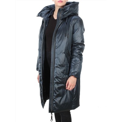 8056 DARK BLUE Пальто зимнее женское SIYAXINGE (200 гр. холлофайбера)