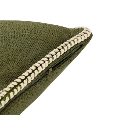 Подушка декоративная базовая с контрастным кантом из коллекции Ethnic, 45х45 см