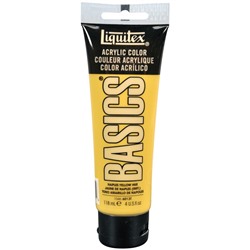 Краска акриловая художественная Liquitex "Basics", 118мл, туба, 601 желтый неаполитанский (имит.)