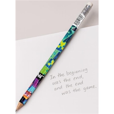 Карандаш ч/графитный с ластиком "My game-2", с голографческой пленкой