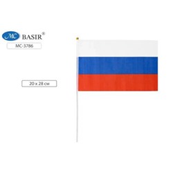 Флажок российский 20х28 см "Триколор" MC-3786 Basir