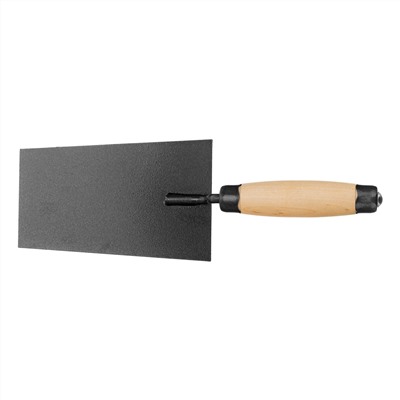 Кельма отделочника, стальная, деревянная усиленная ручка