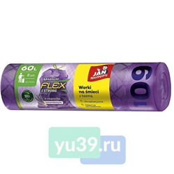 Мешки для мусора JAN FLEX 60л*8шт