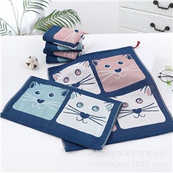 Gauze towel, children's cute scarf, wholesale