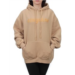 2622 BEIGE Толстовка женская (85% хлопок, 10% полиэстер, 5% спандекс)