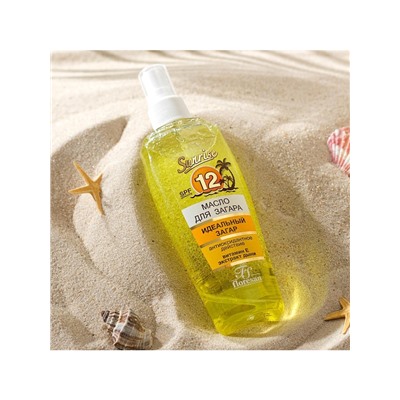 Масло для быстрого загара Floresan с увлажняющим действием SPF 12, 135 мл