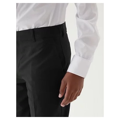 2pk Boys' Slim Leg School Trousers (2-18 Yrs)