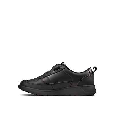 Kids' Leather Riptape School Shoes (Kid size 10-2.5)