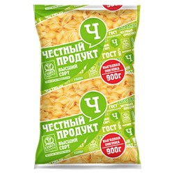Честный Продукт Макароны РАКУШКИ гр.В в/с 900гр