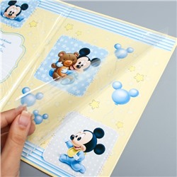 Свидетельство о рождении "Mикки Maлыш", Mикки Maус, размер файла 14,2 x 20,5 см Disney (новый формат свидетельства)