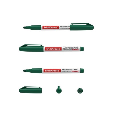Маркер для доски, 2,0 мм, ErichKrause W-110, круглый, зелёный