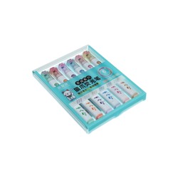 Набор маркеров-текстовыделителей «Лапки», 6 цветов, скошенный наконечник, узел 5 мм