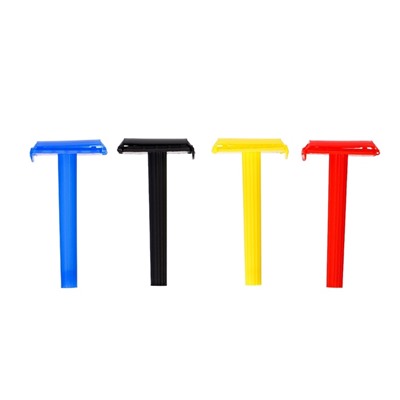 Бритва пластиковая Т образная микс