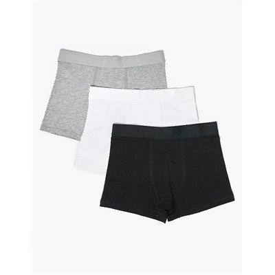 5 Pack Cotton Trunks (2-16 Yrs)