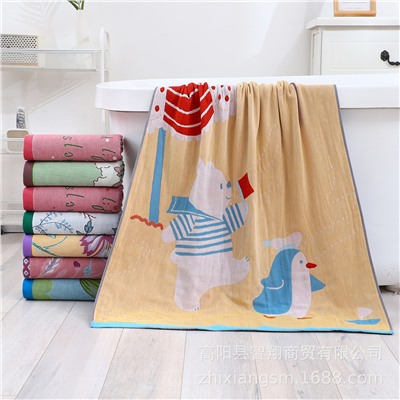 Soft gauze bath towel, tube top, quick dry, wholesale