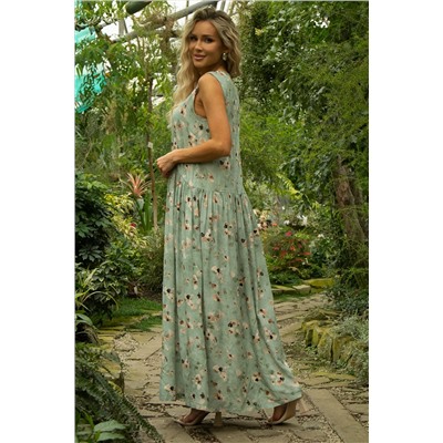 Сарафан Нерея (олива) П13548-1М