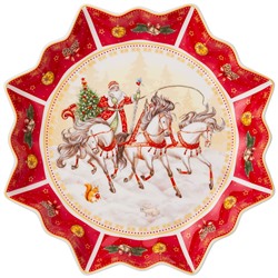 БЛЮДО LEFARD "ТРОЙКА" 26*4 СМ КРАСНОЕ (КОР=8ШТ.)