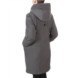 21-967 DARK GRAY Пальто зимнее женское AIKESDFRS (200 гр. холлофайбера)