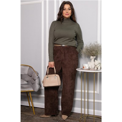 Брюки вельветовые Брауни (коричневые) Б14442-25М