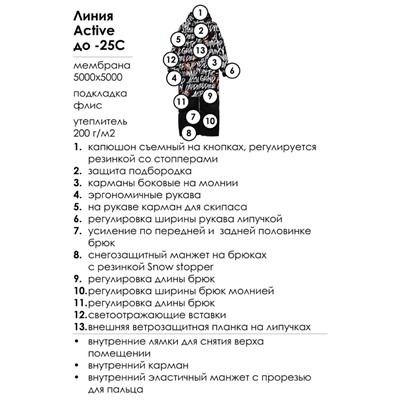 Комбинезон зимний для мальчика