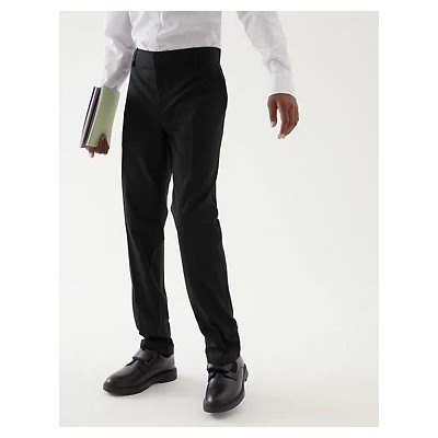 Boys' Plus Fit Slim Leg School Trousers (2-18 Yrs)