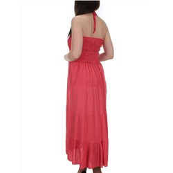 518 CORAL Платье пляжное (65% хлопок, 35% полиэстер)