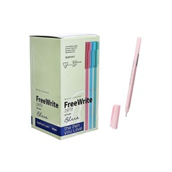 Ручка шариковая BrunoVisconti FreeWrite Zefir, 0.7мм, стерж/син МИКС