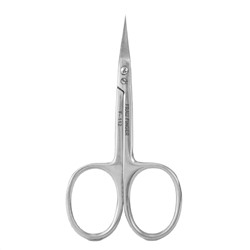 Frau Finger Ножницы маникюрные для кутикулы изогнутые / Classic FS-112SP, глянцевые, ручная заточка, 9 см