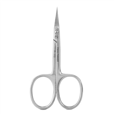 Frau Finger Ножницы маникюрные для кутикулы изогнутые / Classic FS-112SP, глянцевые, ручная заточка, 9 см