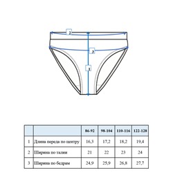 Трусы для девочки, 2 шт. в комплекте