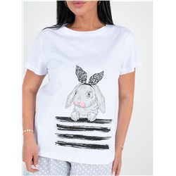 Пижама "Зая"серый с шортами