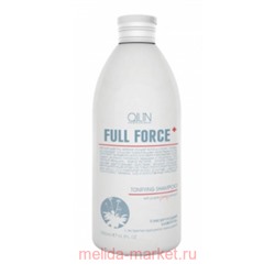 OLLIN FULL FORCE Тонизирующий шампунь с экстрактом пурпурного женьшеня 400мл