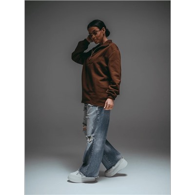 Свитшот Брамея коричневый Лт