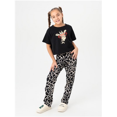 Пижама "Жираф" детская девочка с брюками