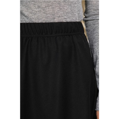 Юбка с кружевом Элегия (черная) Ю14913-10М