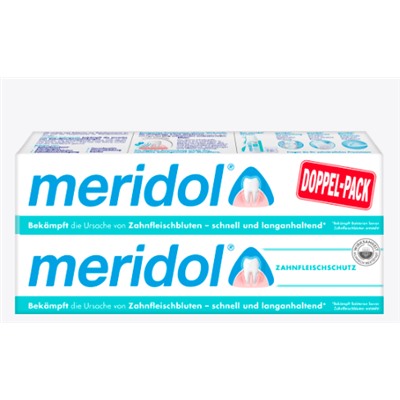 meridol Zahnpasta Doppelpack 2st (4х75ml), Меридол зубная паста против воспаления дёсен