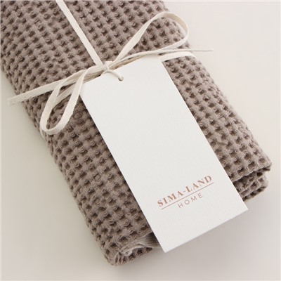 Полотенце вафельное SL HOME: Linen "Саббиа" 40х70 см, 51% лён, 49% хлопок, 235 г/м2