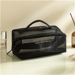 Косметичка - органайзер "Netting" black, 23*13,5*7 см