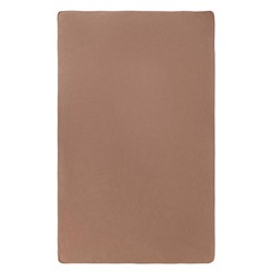 Плед из стираного хлопка цвета мокко из коллекции Essential, 130x180 см