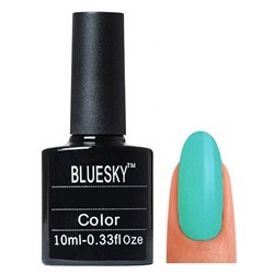 Bluesky Гель-лак для ногтей / Classic 187 SU, бирюзовый, 10 мл
